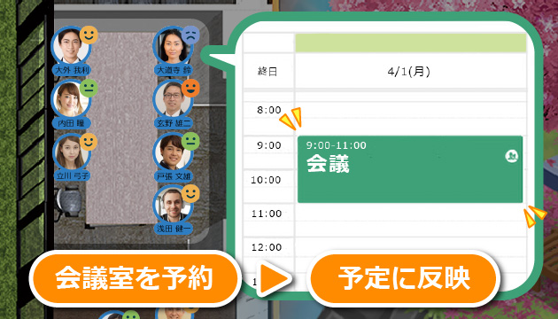 会議室の予約